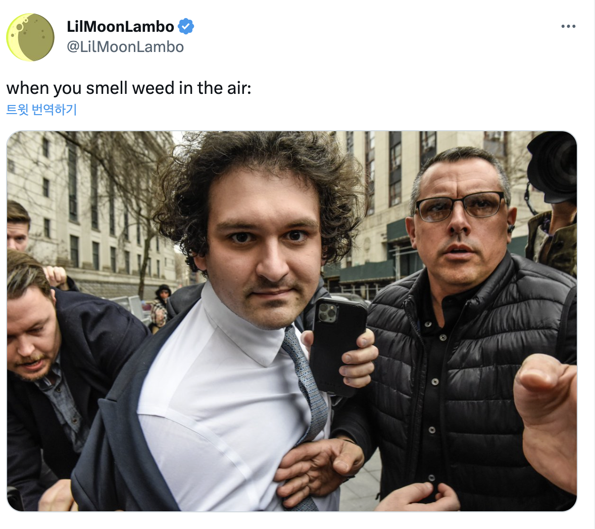 Meme tagged crypto, sbf, twitter